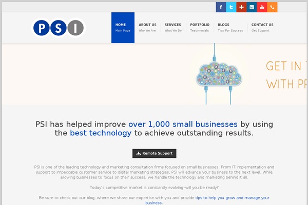 CoWorker theme site design template sample