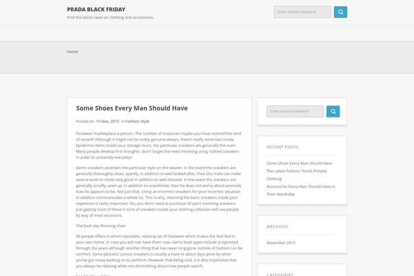 prada-blackfriday.com site used Hostinger-blog