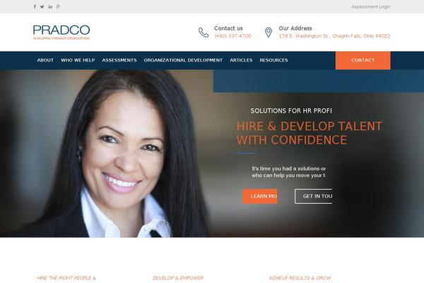 Consultantpro theme site design template sample