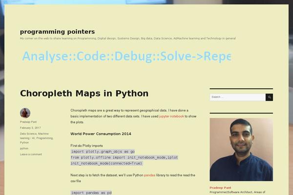 Site using GitHub Profile Widget plugin