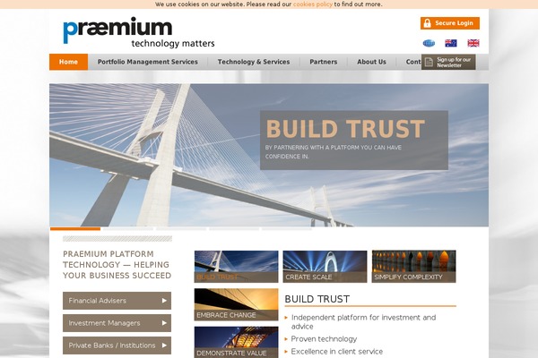 praemium.co.uk site used Flexfit Theme