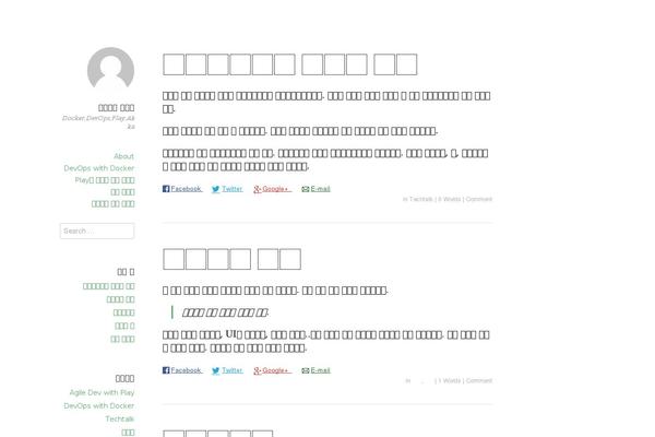 Site using Social Likes plugin