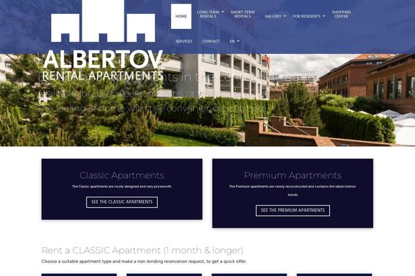 prague-rental-apartments.com site used Divi-child-wplama