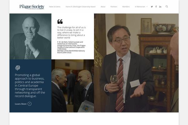 praguesociety.org site used Salient-child-ps