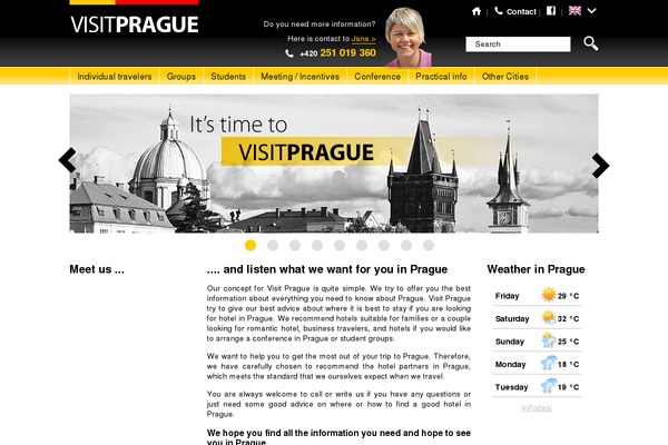 praguetouristinfo.com site used Codan_template