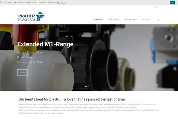 praherplastics.com site used Sisu-theme