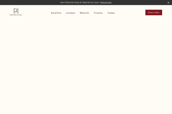 Frank theme site design template sample
