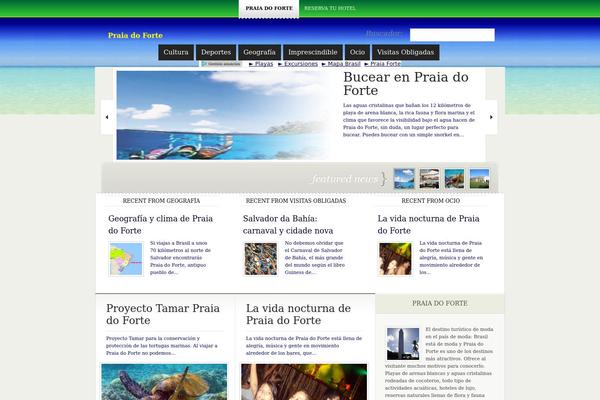 eNews theme site design template sample