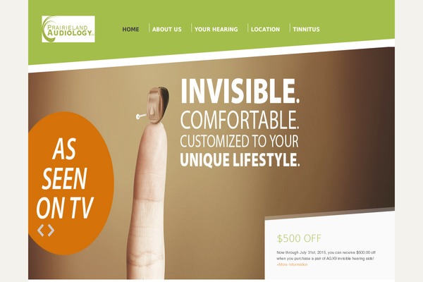prairielandaudiology.com site used Audigy3