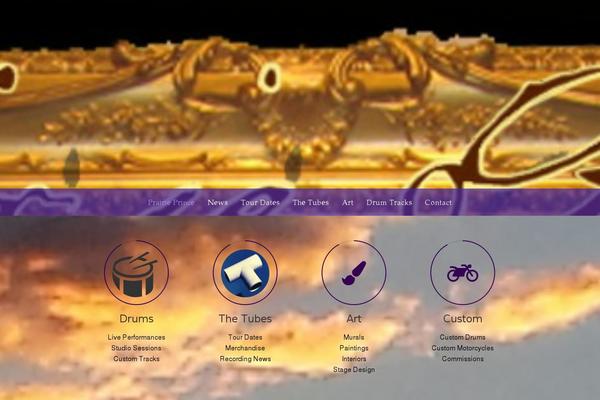 Parallax theme site design template sample