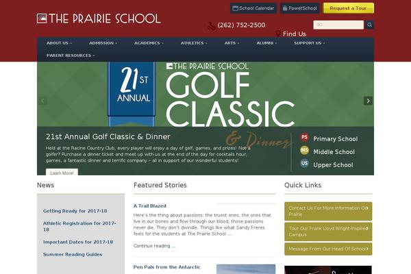 prairie-school theme websites examples