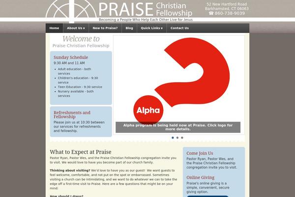 praisepcf.org site used Pcf
