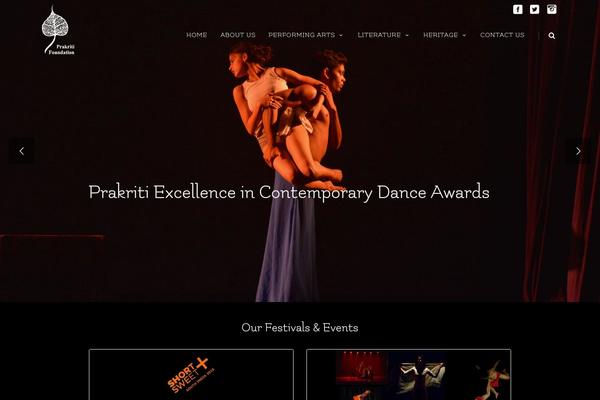 Fortuna theme site design template sample