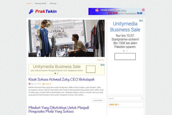 Action theme site design template sample