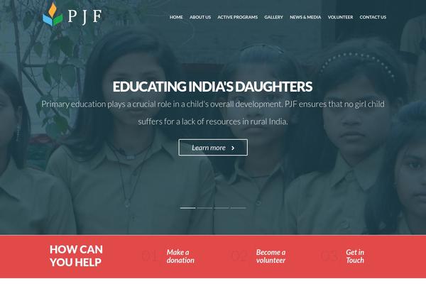 Philanthropy-parent theme site design template sample