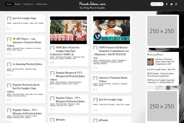 prankjokers.com site used Pinboard