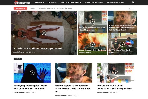Noxe theme site design template sample