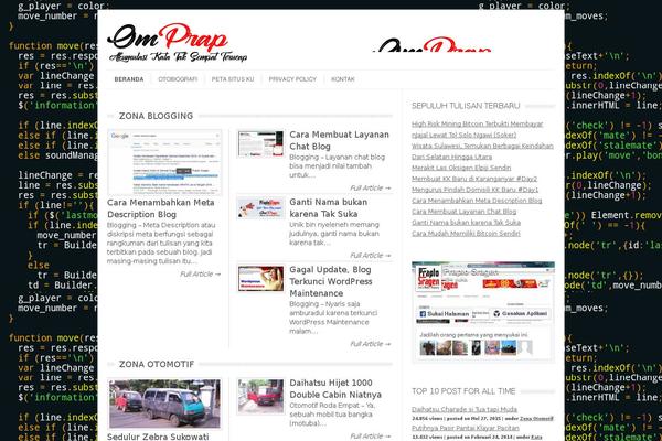Leaf theme site design template sample