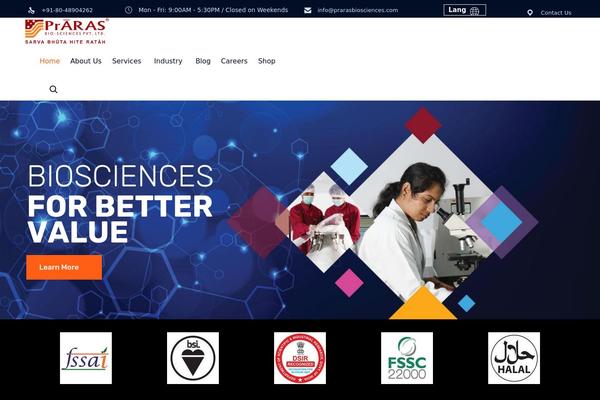 Nex-child theme site design template sample