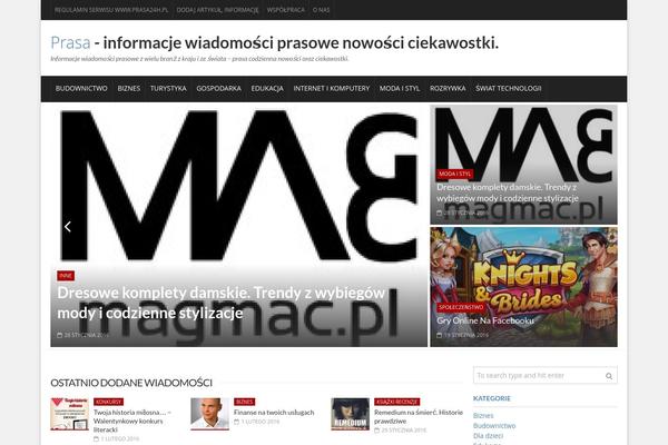 Colormag-pro theme site design template sample