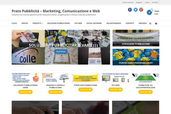 Coller theme site design template sample