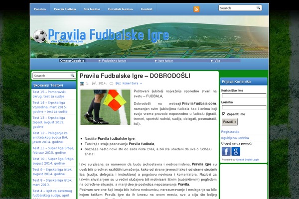 Football Club theme site design template sample