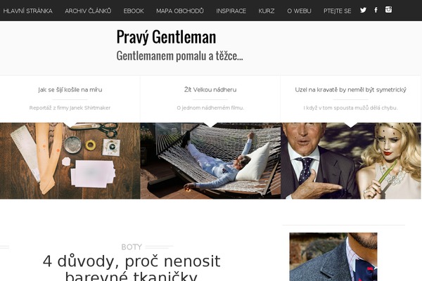 pravygentleman.cz site used Writee-pro