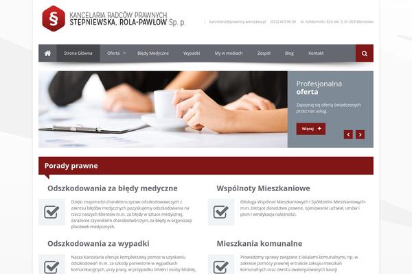 Site using Aqua Page Builder plugin