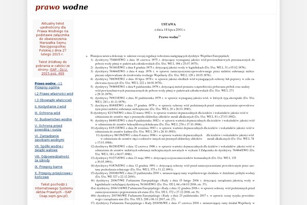 prawowodne.pl site used Exploitable