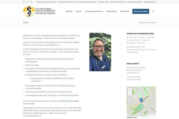 Site using Leaflet Map plugin