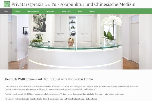 Vantage theme site design template sample