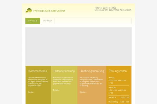 MediCure theme site design template sample