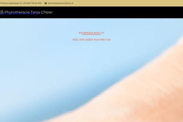 Total theme site design template sample