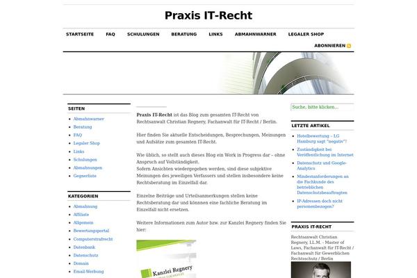 Cutline 3 Column Split theme site design template sample