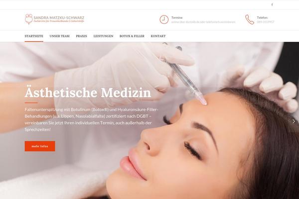 Medicare theme site design template sample