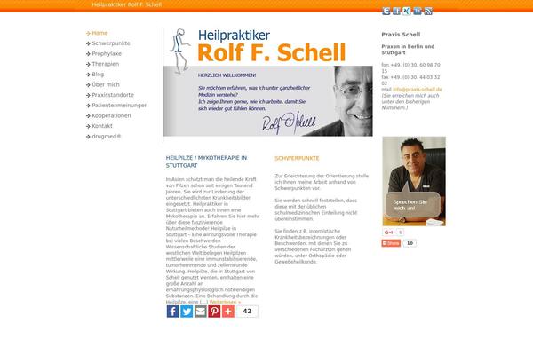Praxis theme site design template sample
