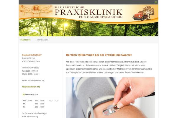 ZeroGravity theme site design template sample