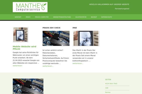 Outreach Pro theme site design template sample