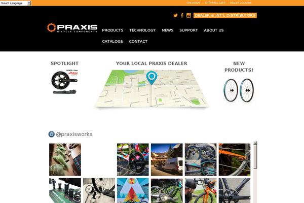Site using Woopack plugin