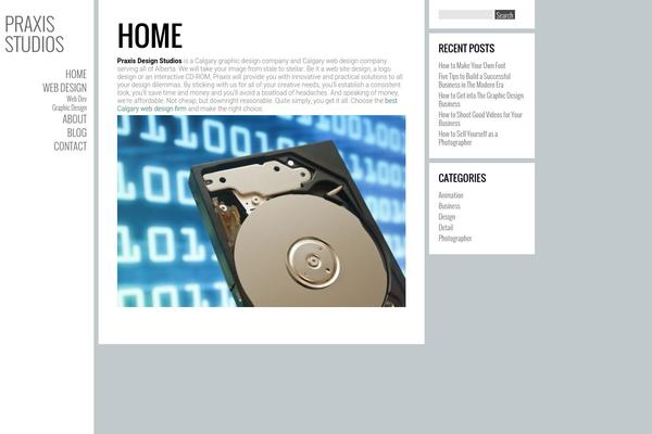 Ubergrid theme site design template sample