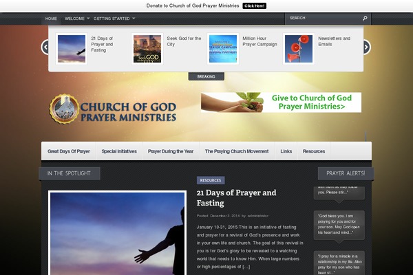 Continuum theme site design template sample
