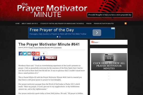 prayermotivatorminute.com site used Standardtheme_261