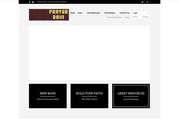 The Retailer theme site design template sample
