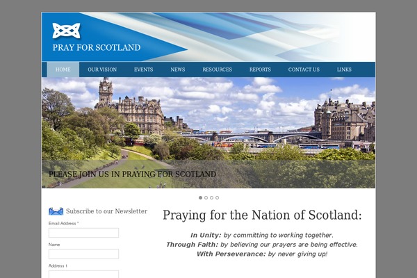 prayforscotland.org.uk site used Attitude