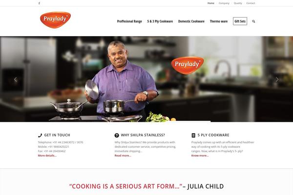 Enfold theme site design template sample