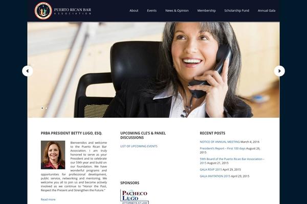 Site using Genesis Responsive Slider plugin