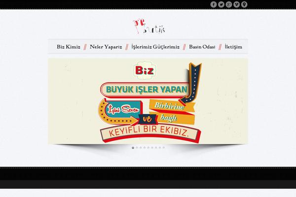 Hipster theme site design template sample