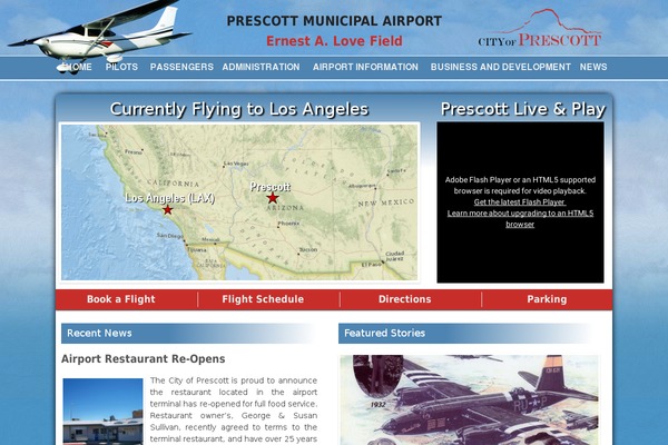 prcairport.com site used Tabula-rasa