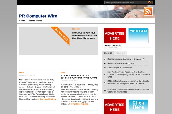 Premiumnews theme site design template sample