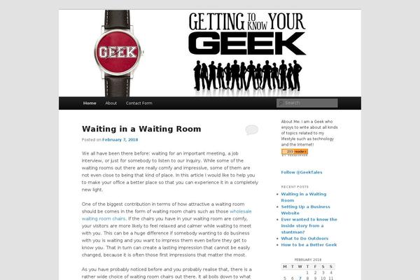 Site using Twenty Eleven Theme Extensions plugin
